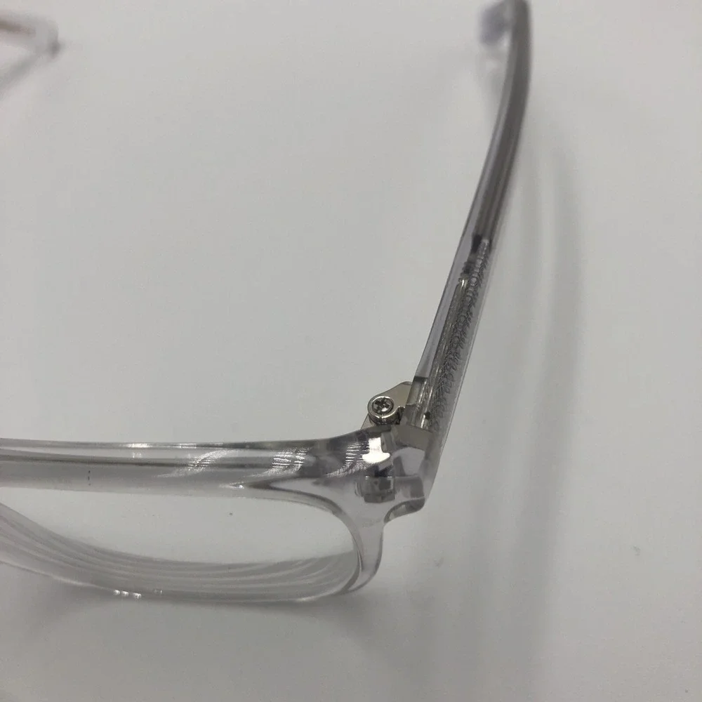 Womens Clear Translucent Frames Zenni Preowned Square 4419623 Used Optical Lense
